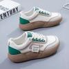 White Shoes for Women In Spring New Versatile Thick Sole Leather Shoes for Women Dad Shoes Casual Board Shoes for Women