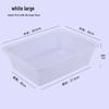Thickened Plastic Rectangular Kitchen Strainer Basket