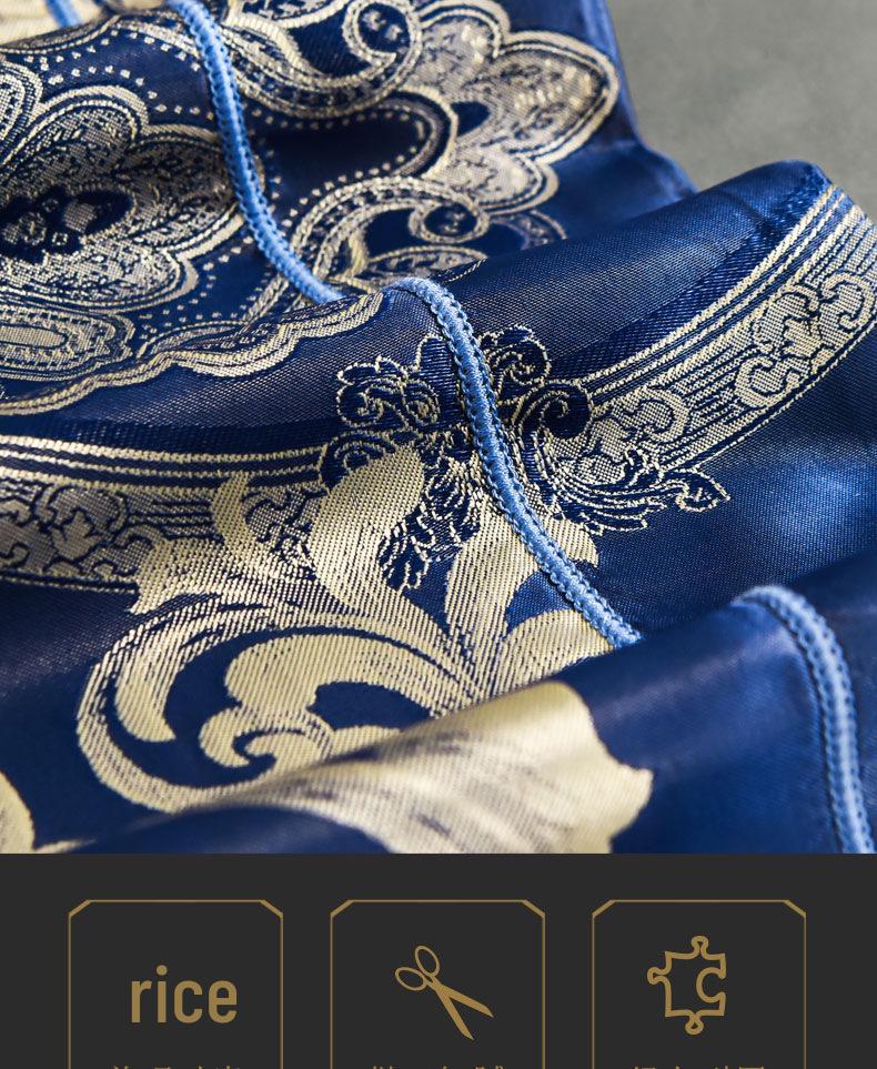 Europejska satyna żakardowa Czerwona pościel ślubna Zestaw czteroczęściowy