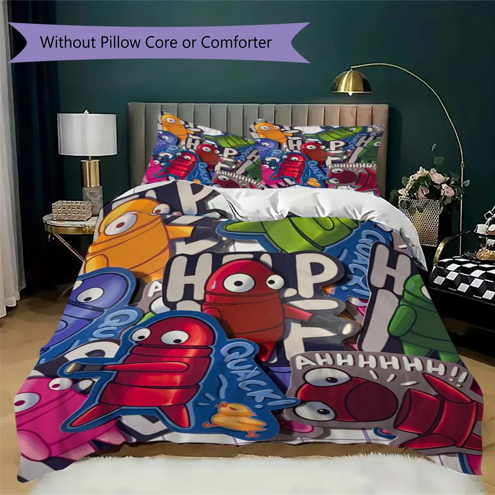 REPO Pattern Bedding Uilt Set Uilt Cover Pillowcase Home Decoration Birthday Gift (1 * Duvet Cover + 2 * Pillowcase Without Core)132