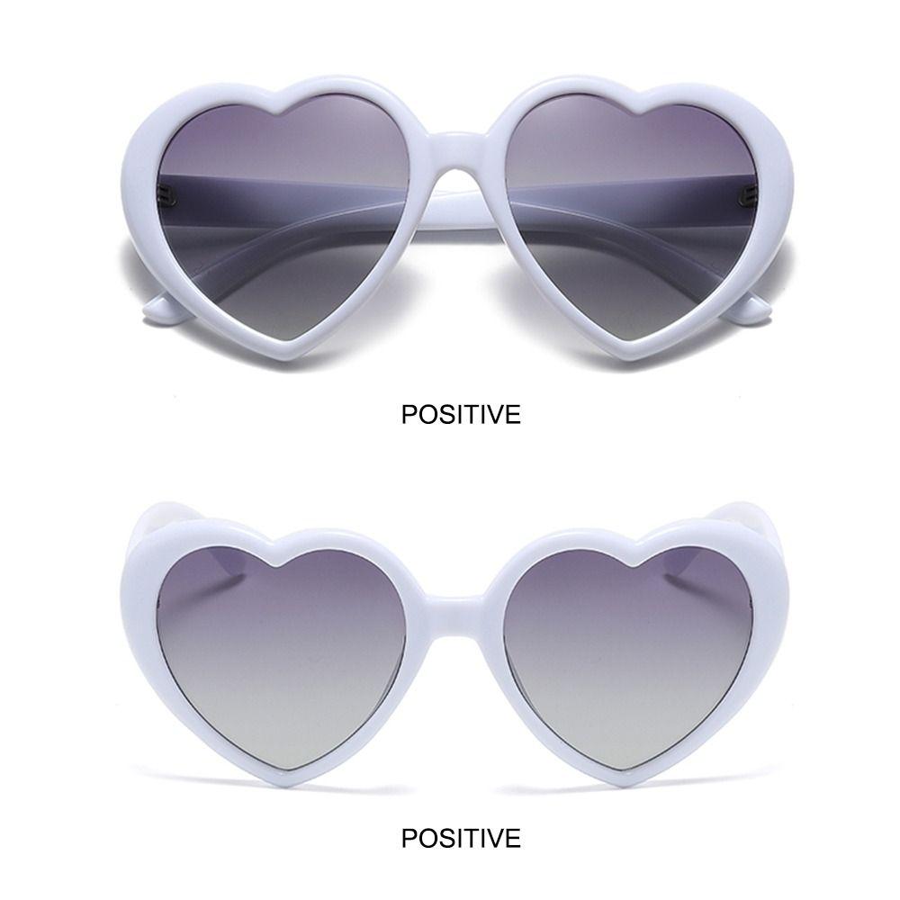 Candy Color Heart Shaped Sun Glasses Party Beach Love Shaped Shades for Women