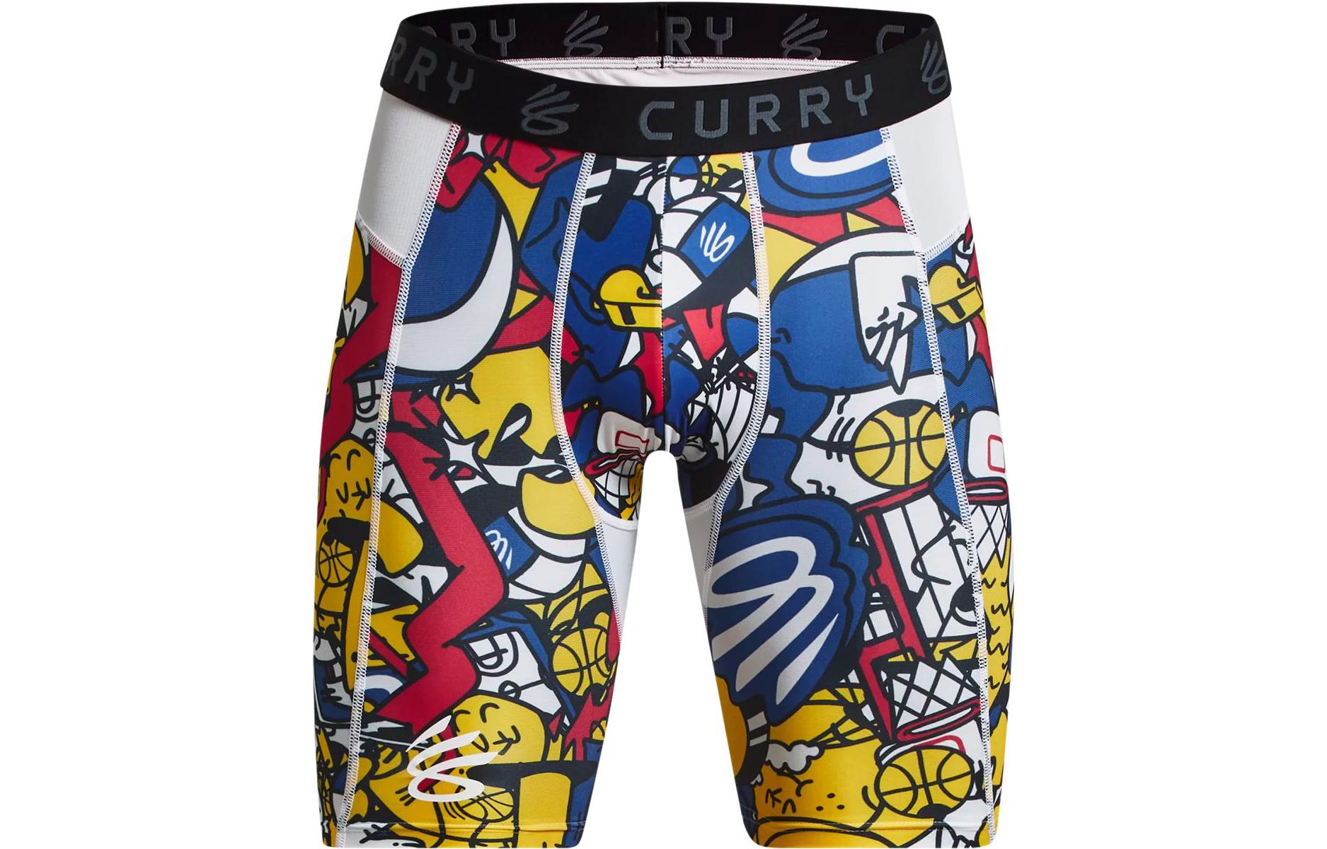 Under Armour HeatGear Curry HeatGear Sports Shorts Men s White 1379829-100 XXXL