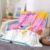 Peppa Pig Theme Printed Blanket - Perfect for Couch, Bed, Travel & Outdoor Use | Machine Washable, Cozy & Durable.