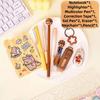 Set di cancelleria scolastica di grande capacità Scatola regalo per l'apprendimento a cartoni animati Organizzatore da scrivania