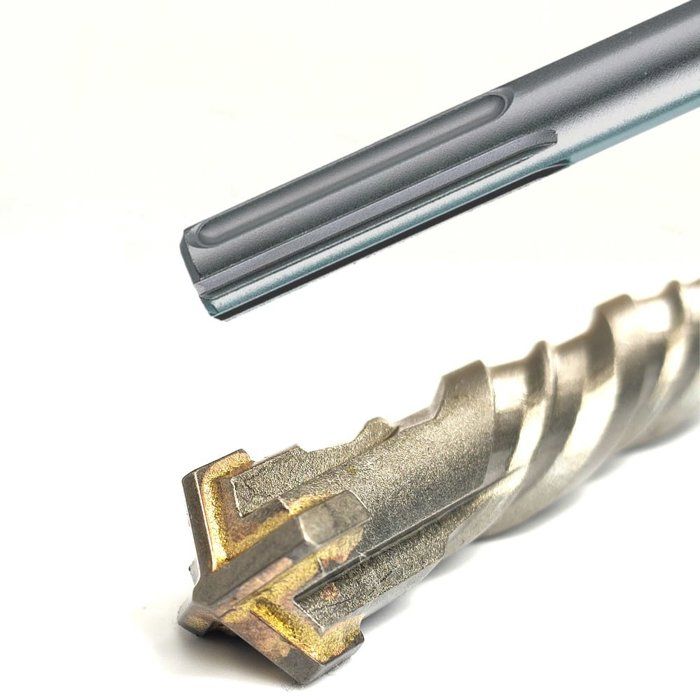 Concrete Drill Bit - KLASEBO - SDS Max Drill Bit - 35 Mm - 520 Mm - 4 Cutting Edges