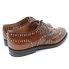 Great CHURCH'S Leather shoes Burwood Met Studs Wingtip Brown leather Women 36.5 Used