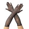 Sexy elastische Strass Mesh Handschuhe Leistung lange Handschuh Zubehör
