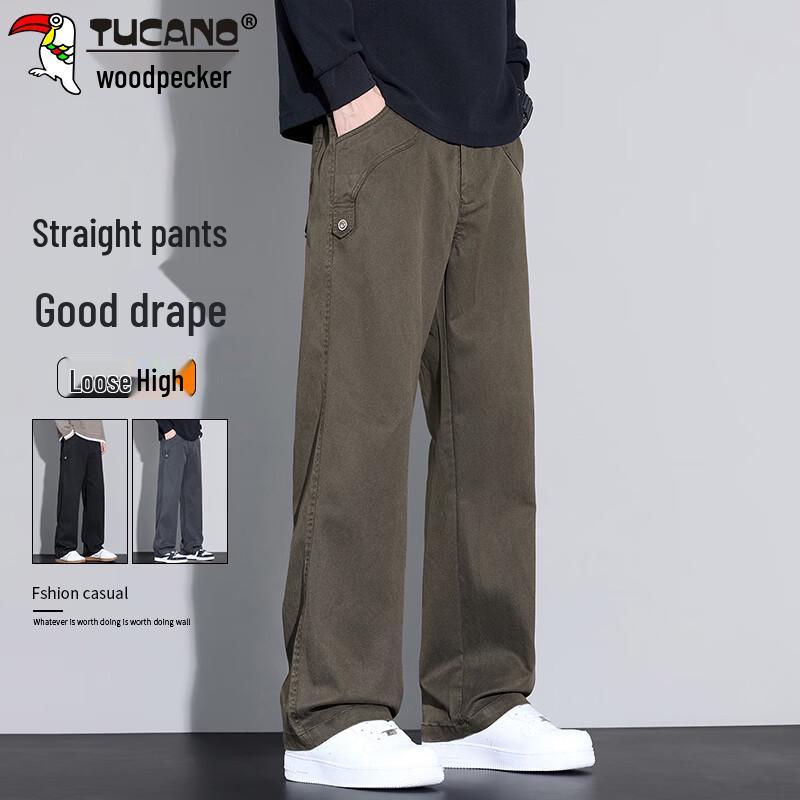 TUCANO Men s Loose Straight Casual Workwear Pants 2XL