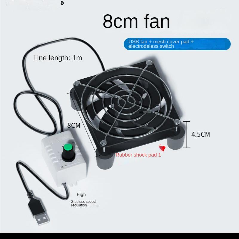 

Охлаждающий вентилятор для маршрутизатора, самодельный кулер для ПК, ТВ-приставка, беспроводной, бесшумный, тихий, DC 5 В, питание от USB, 80 мм, 120 мм, вентилятор для вытяжки дыма