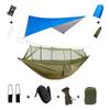 Anti Outdoor Camping Hammock With Mosquito Net And Rain Tent Equipment Supplies Shelters Camp Bed Survival Portable Hammock Soft and Comfortable