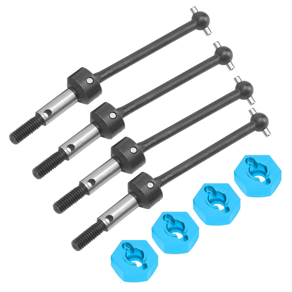 CVD Metal Drive Shaft Transmission Axle with Adapter for Sakura D3 XIS S TB03 TB03D TB03RBlue