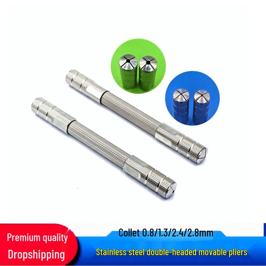 Stainless Steel Double-Headed Adjustable Watch Repair Pliers