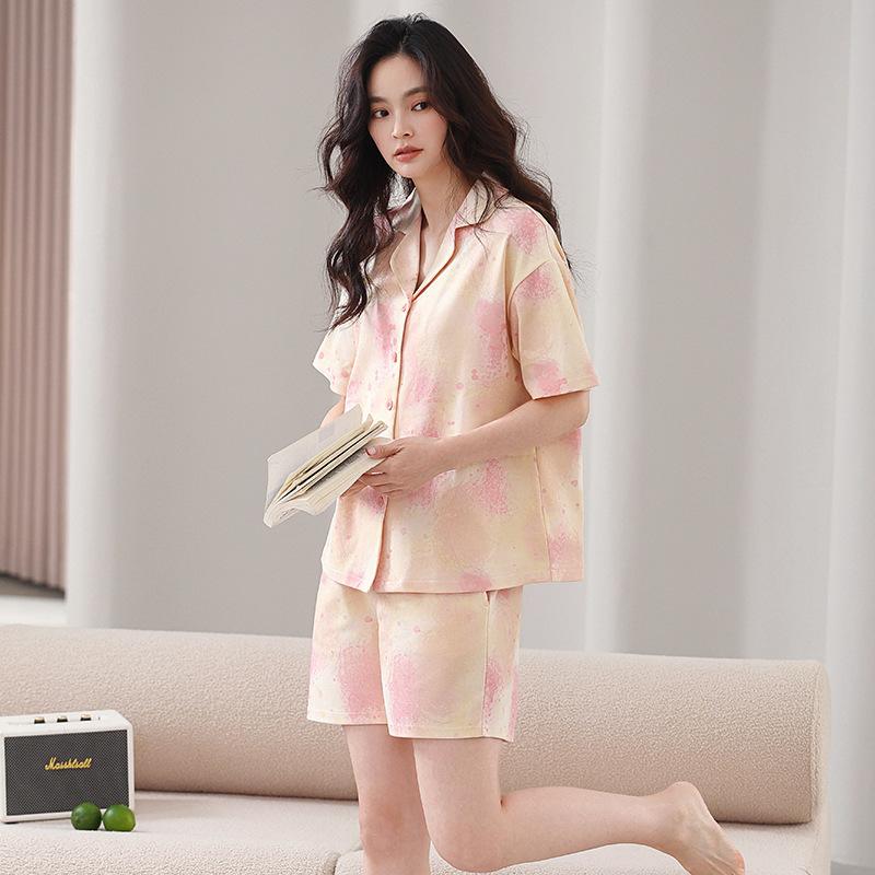 Cool Pajamas Women's Summer Modal Short-sleeved Shorts Loungewear Summer Thin Ice Silk Loose Large Size Suit