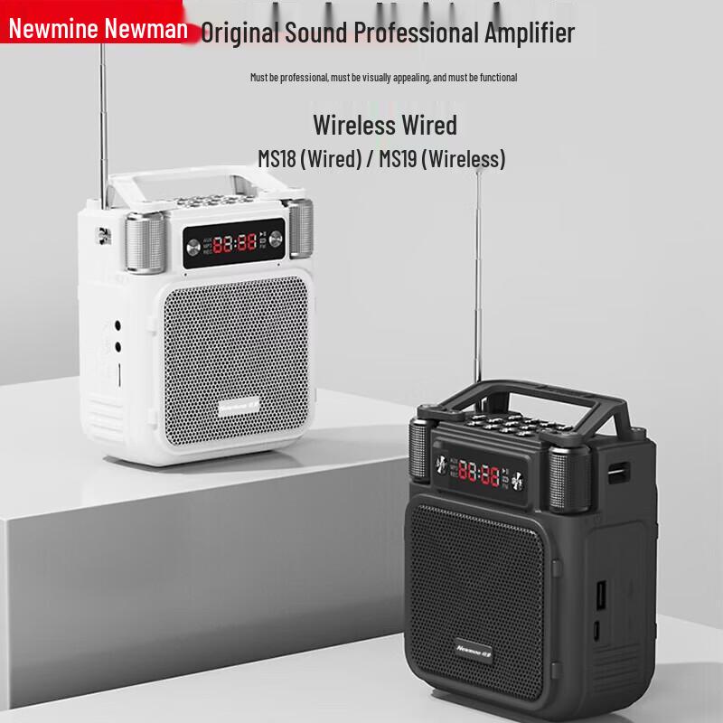 Newmine MS19 Portable Wireless Voice Amplifier CN plug (adapter included)