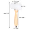 Wooden Handle Leather Carving Hammer Leather Stamping Tool DIY Leather Artwork Production