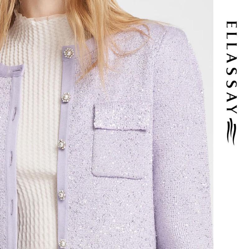 ELLASSAY Women's Spring Mock Neck Knit Sweater EWE351M08100