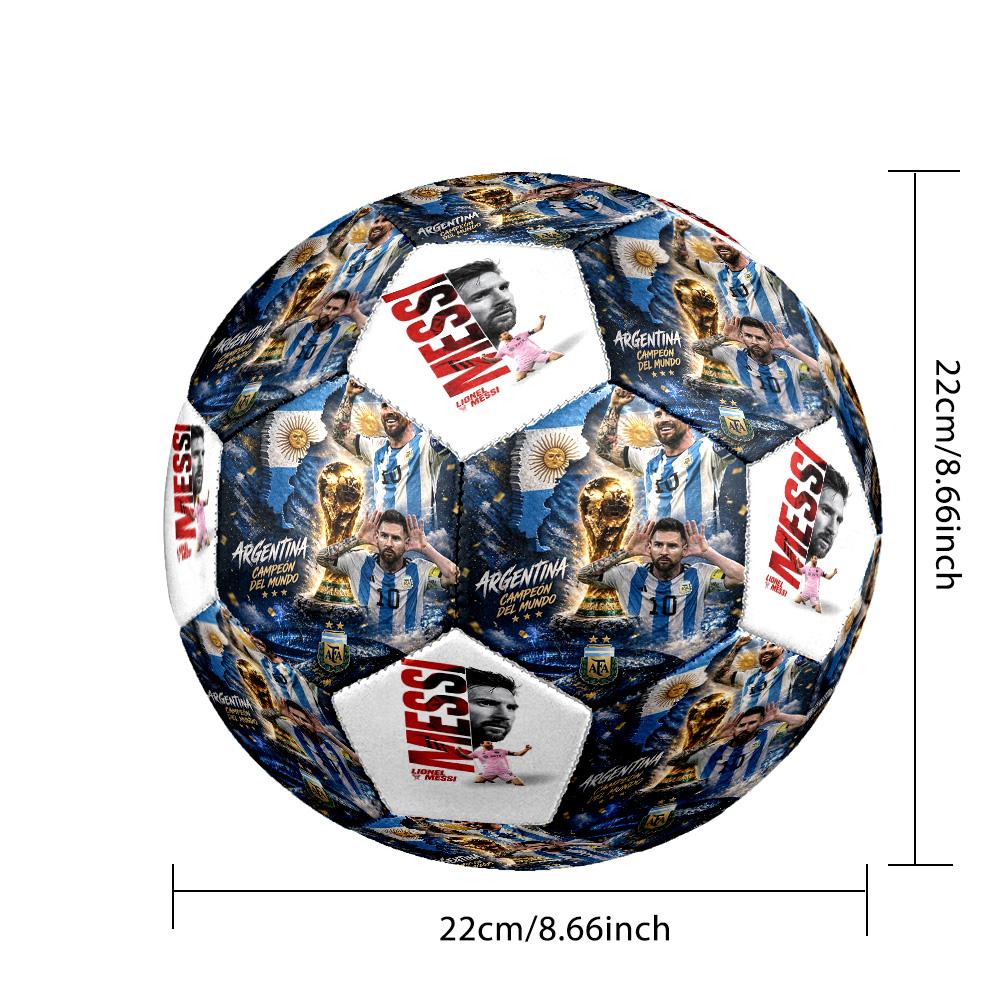 Messi 10 Number Soccer Art Size 5 Soccer Ball Machinestitched Indooroutdoor Universal Football Perfect Commemorative Gift For Soccer Lovers