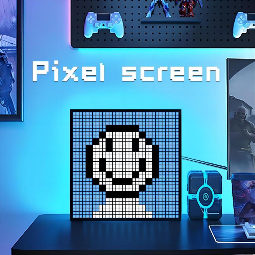 Smart LED Matrix Pixel Display RGB DIY Graffiti Bluetooth App Control Art Display For Gaming Room Dekor Kul Animasjonsramme