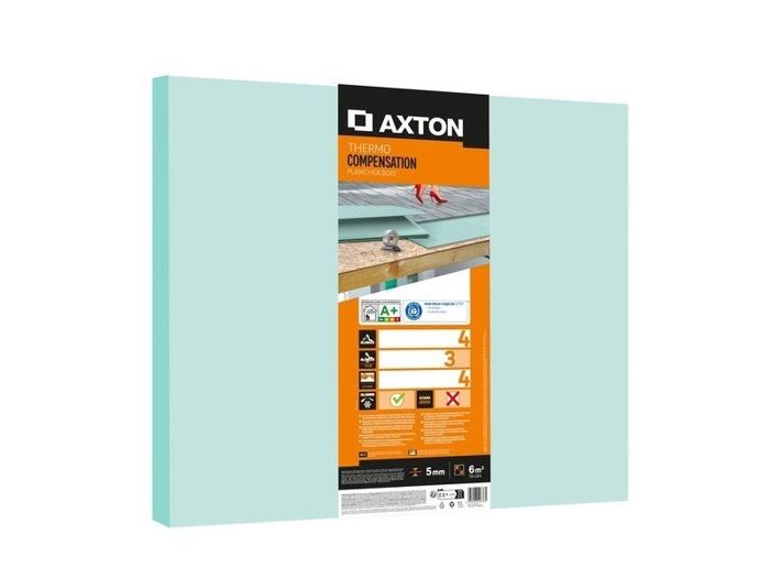 Laminate flooring underlay - AXTON - Ep. 5 mm - 6 m² - Thermal compensation - Without vapor barrier