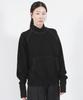 Deumakeu High-Neck Medium-Fit Stitch Raglan Sweatshirt - Black