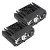 2PC LED Spotlight Pods Motorcycle Car Fog Driving Offroad 30000LM 120W Dual Color With Fun 10V-80V Truck ATV UTV