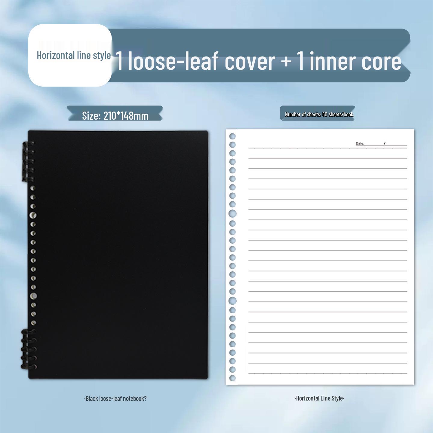 A5 Loose-Leaf Detachable Coil Notebook for Students