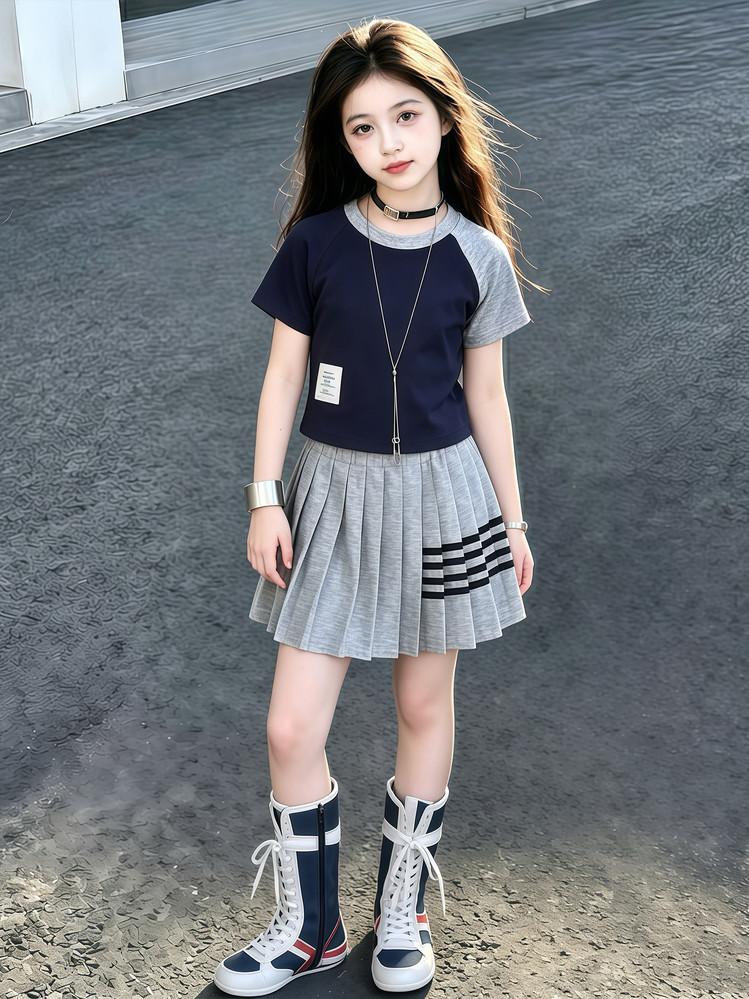 Girls' Sports Suit Summer Outfit