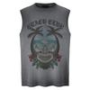 Colete sem mangas estampado personalizado da marca americana da moda para homens e mulheres verão 2026 solto antigo casual estilo bf top para aula de dança
