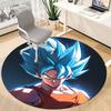 1PC Super Saiyan, Dragon Ball Z Office Round Rug - Perfect for Office or Study Decor, Non-Slip Backing, Decorative Floor Mat yy250916045