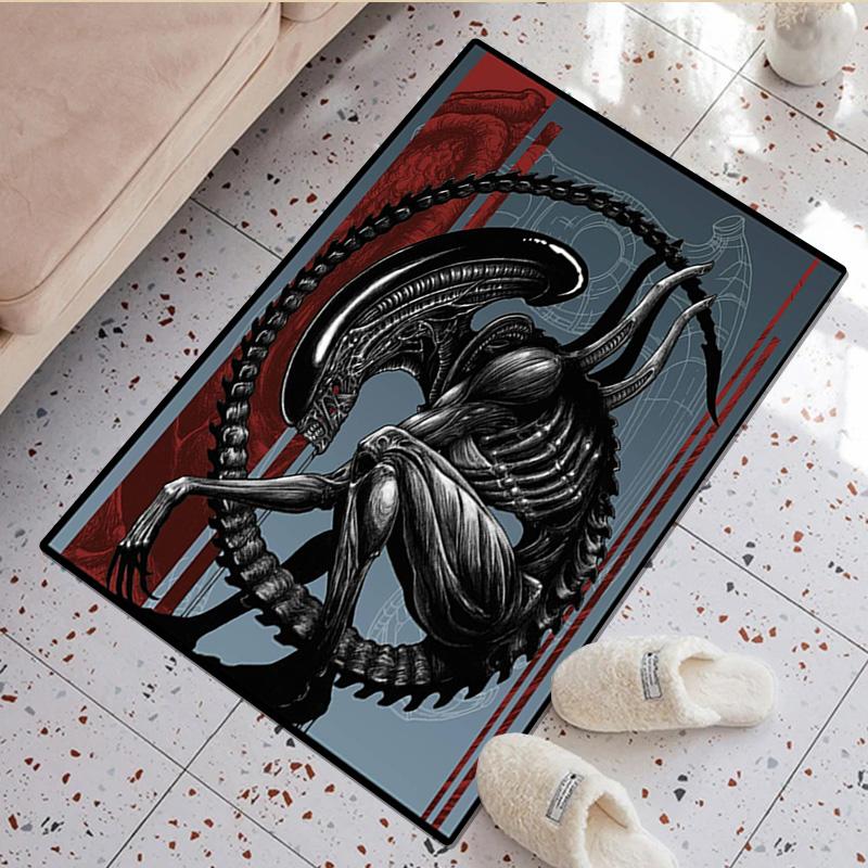 1PC Alien Rug - Home carpet Office Decorative Carpet For Living Room Bedroom Door Mat Floor Rug Computer Chair Area Rug