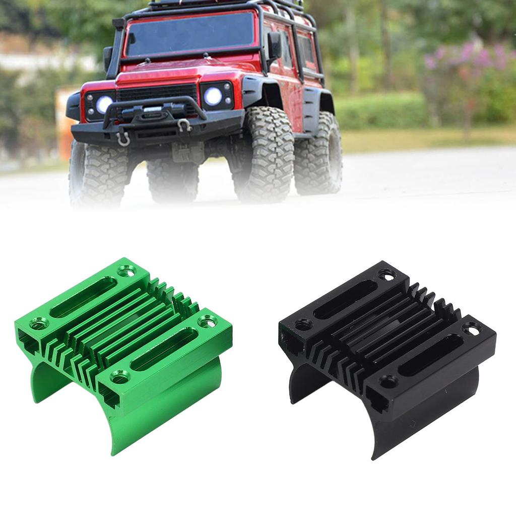 2pcs 180 Brushed Electric Motor Heat Sink Aluminum Alloy RC Electric Motor Heat Sink for Traxxas TRX4M 1/18 RC Car Truck
