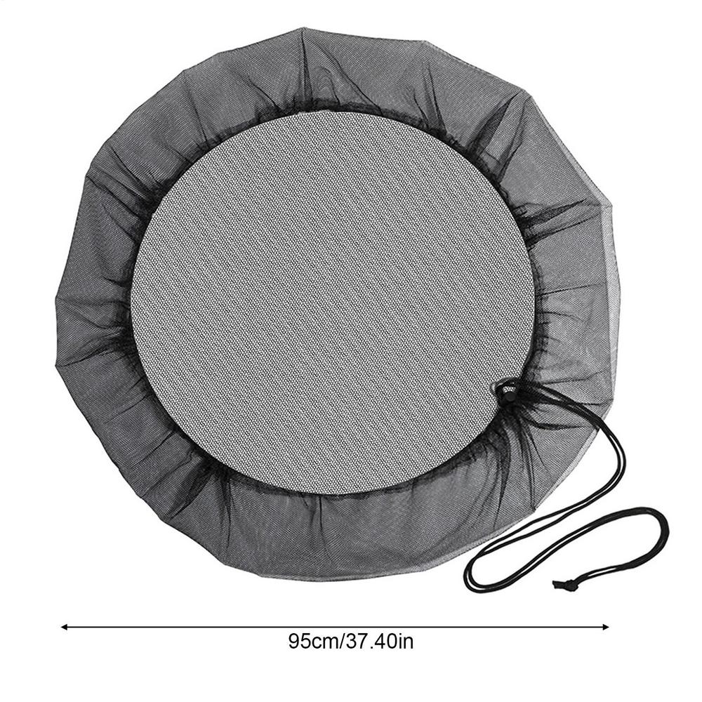 60-100cm Mesh Cover Netting for Rain Barrel Water Collection Bucket Raindrop Anti-fall Leaves Filter Net Water Protection Tools