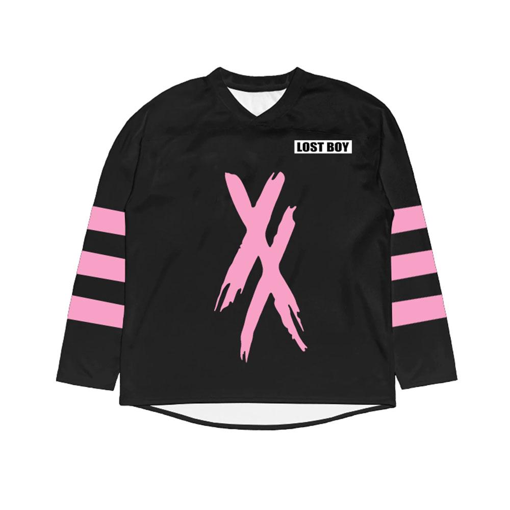 Lost Boy Machine Gun Kelly MGK Fotbalové Tričko Dres V-výstřih Letní Krátký Rukáv Tričko Grafický Potisk Tričko Ležérní Unisex Horní Díl