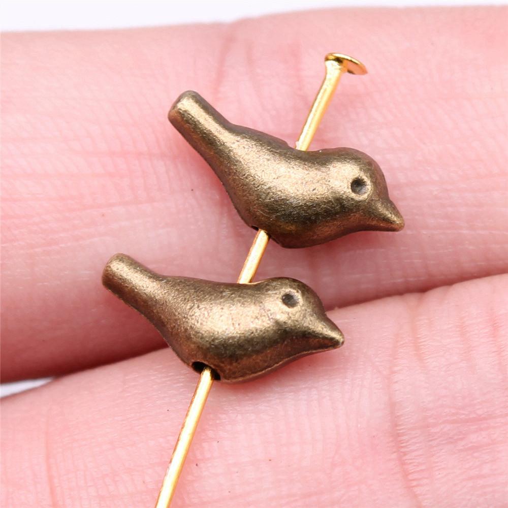 

Бусины с маленькими отверстиями для животных, аксессуары-разделители, детали, женские украшения, массивные трендовые подарки для A01-10pcs-15x6x5mm