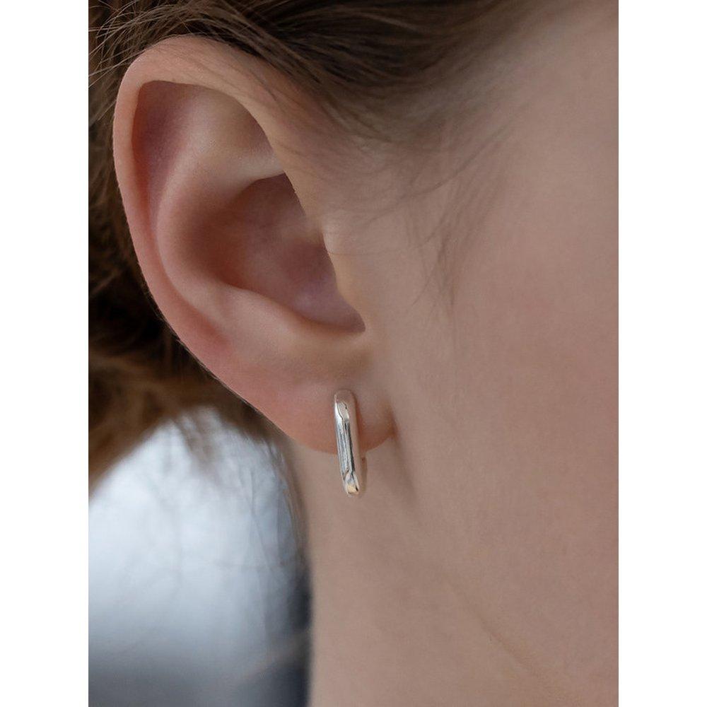 Arc Link Hoop Earrings Ec3170