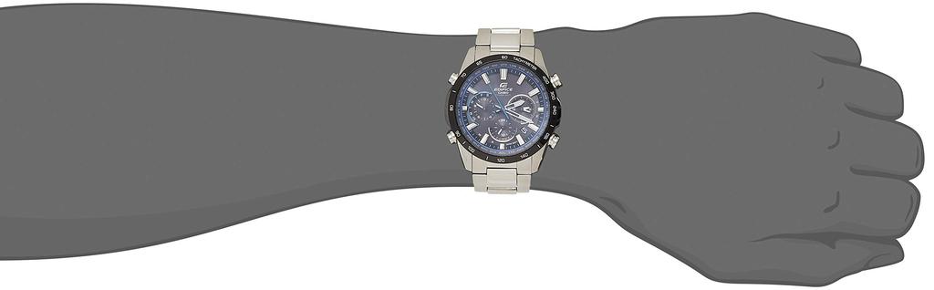 Casio Edifice Watch [Official Japanese Product] Radio-Controlled Solar Watch EQW-T650DB-1AJF Men's Silver
