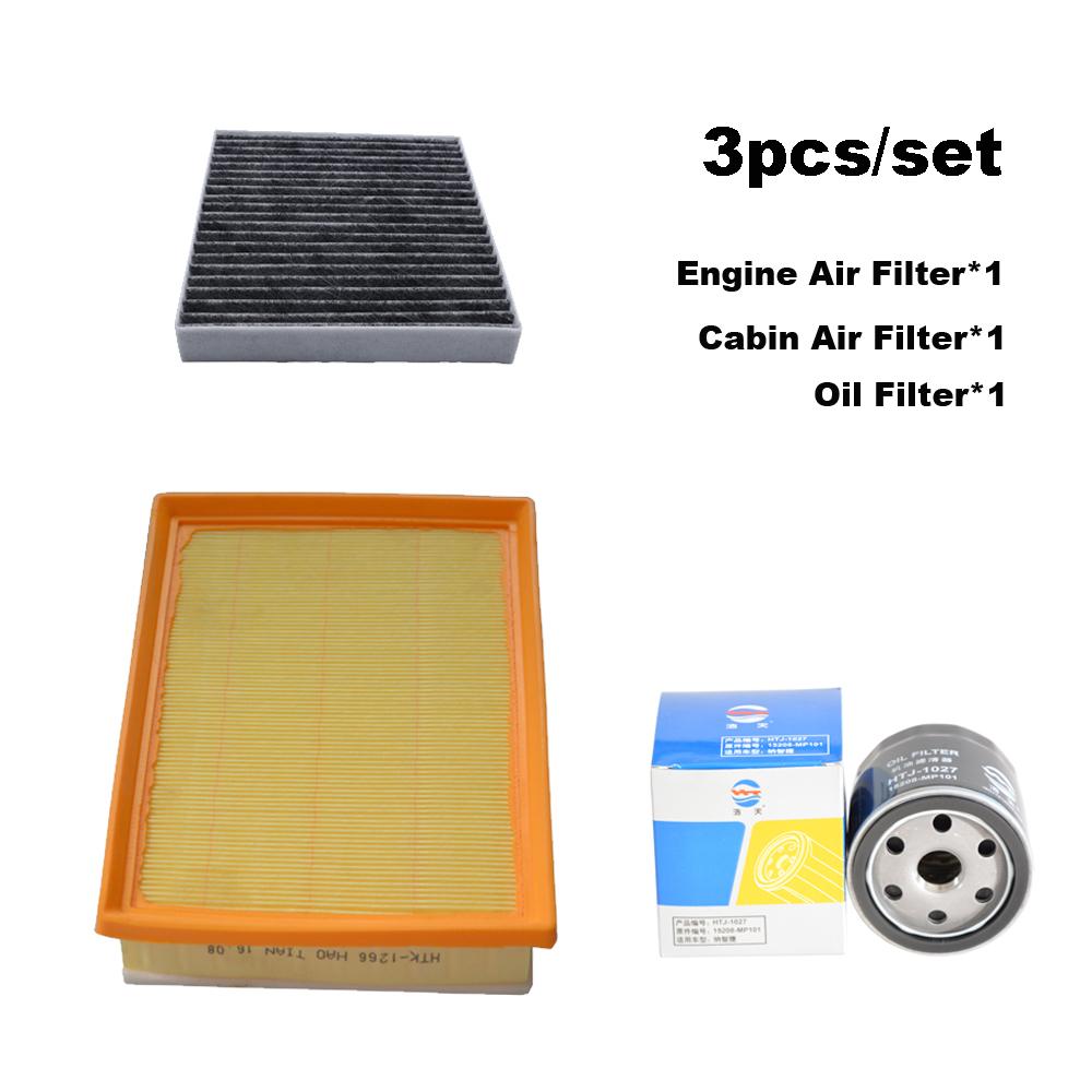 

3pcs/Set Cabin Air Oil Filter For BEIJING (BAIC) X35 1.5T - A151R1 A151R2 Engine Cleaner Auto Parts A00031477 2301011044 3pcs Set