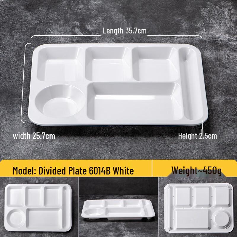 Yangge Melamine Compartmented Dinner Plate