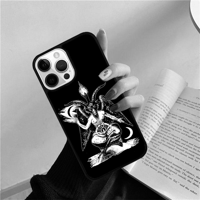 Devil Satan Mobile Phone Cases Cover For iPhone 17 Air 16 16e 15 14 12 13 11 Pro MAX apple Plus Coque