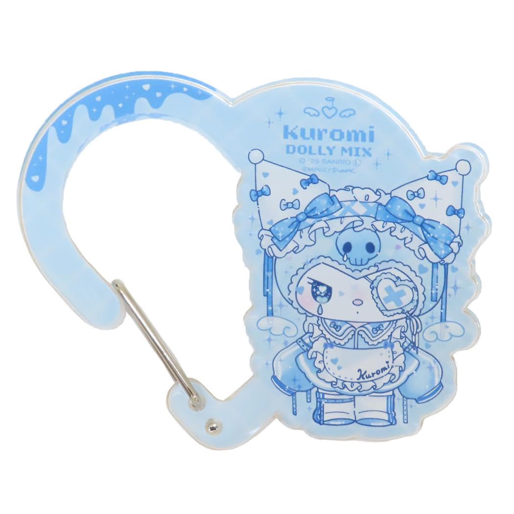 [Ватанабэ] Куроми [Брелок] Акриловое Сердце Карабин / DOLLY MIX Sanrio