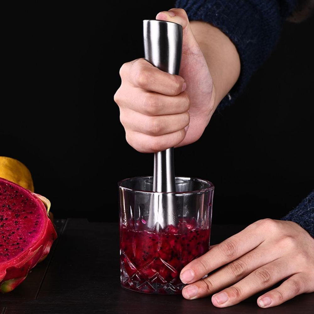 Rod Hammer Stainless Steel Old Fashioned Stirrer Tool Ice Crusher Mojito Muddler Cocktail Mixer