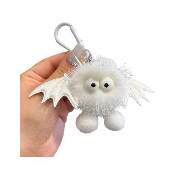 Keychain Pendant Cartoon Doll Charm with Wings Plush Key Chain Versatile Decoration Keys Backpack