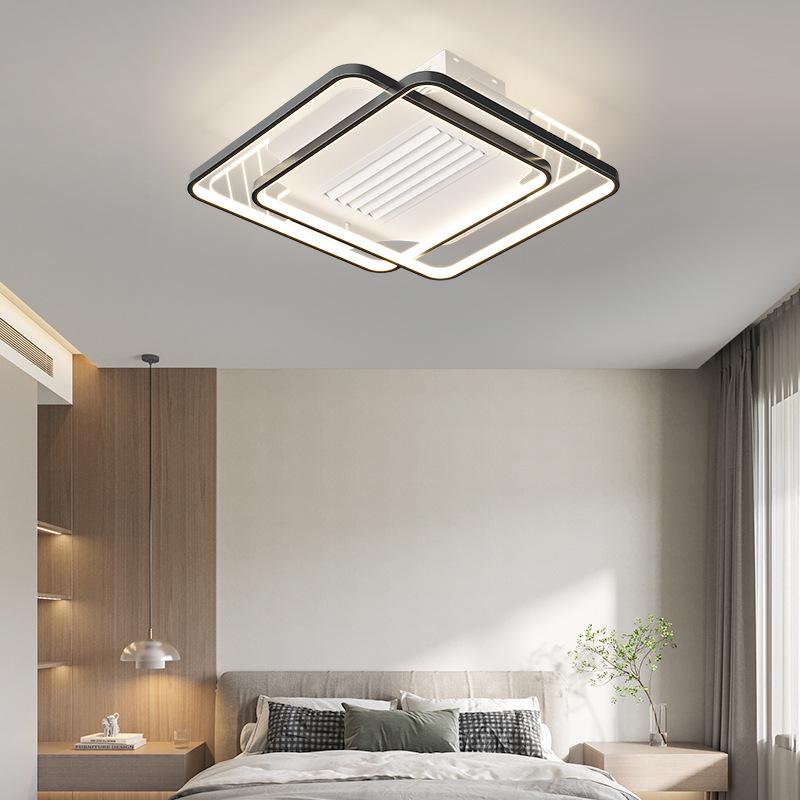 Modern Minimalist Leafless Ceiling Fan with Light - Large Airflow for Living Room & Bedroom