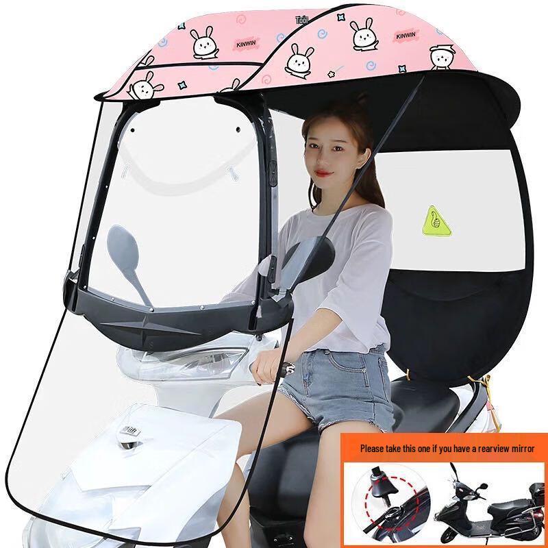 OEING Electric Vehicle Rain Canopy with Sunshade