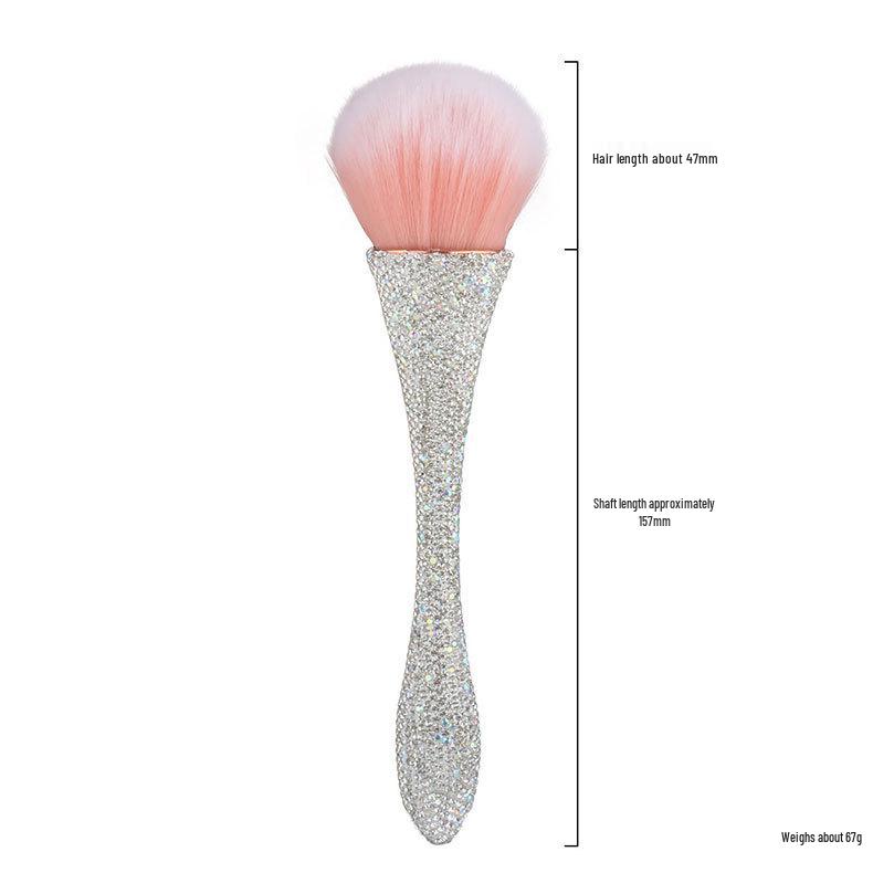 

Кисть для макияжа «Бриллиант Маленькая талия»: Румяна, Пудра и Нейл-арт – Длинная ручка для начинающих серебряный