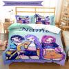 3pcs KPop Demon Hunters12 Cover Set - Personalized Name, HD Printed Bedding with 1 Cover and 2 Pillowcases - Perfect for Home Decor, Easy Care