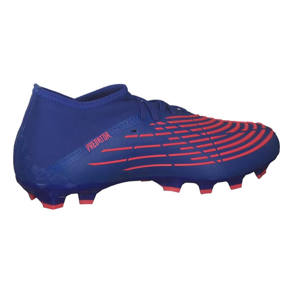 Adidas Predator Edge 2 Soccer Blue Size Worn by Takumi Minamino and Mana for Soil and Artificial Soil HG/AG Men's Cleats, Hi-Res Blue/Turbo/Hi-Res