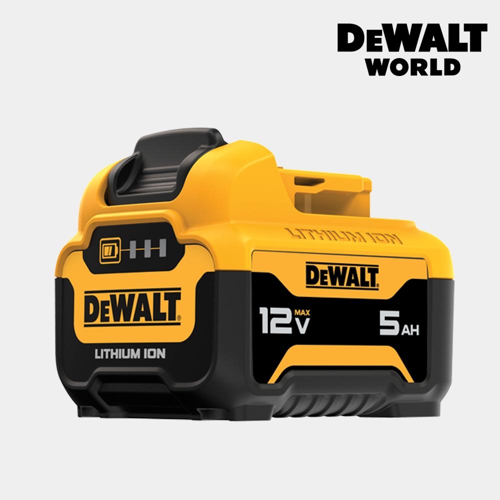 

Dewalt World Аккумулятор Dewalt 12 В 5,0 Ач MAX, литий-ионный DCB126