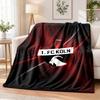 FC Köln Printed Flannel Blanket Warm Comfort Bed Throw For Indoor Home Decoration