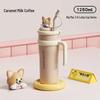 COSTA 900ml Caramel Macchiato Corgi Insulated Straw Cup